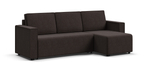 Угловой диван Норд лайт рогожка Мальмо шоколад