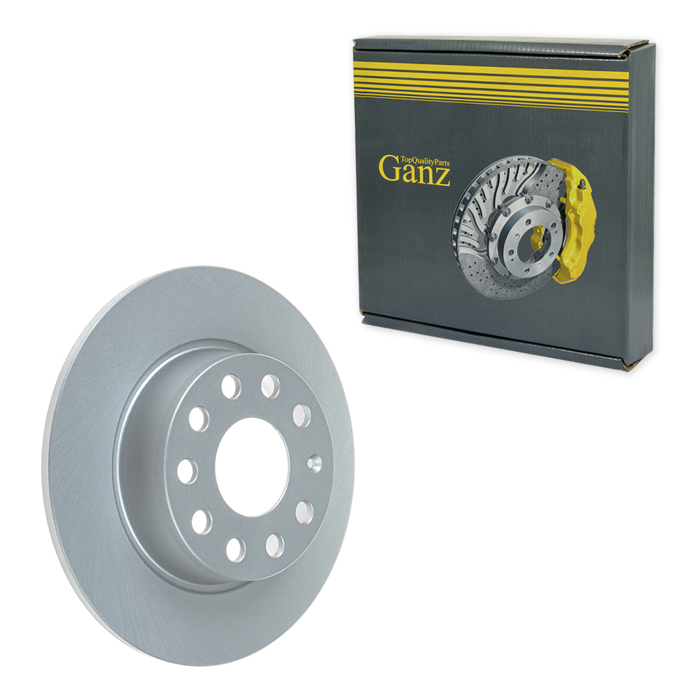 Диск тормозной GANZ задний с покрытием VAG A3 / Octavia II / VW Golf VII / Jetta IV / Touran II Арт.: GIJ06003