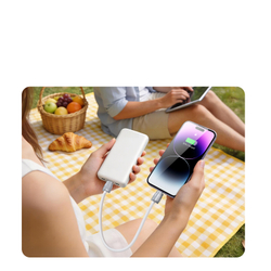 Кабель со съемным ремешком, разъемом USB-C на Lightning, быстрая зарядка 27W, длина 30см, белый цвета, серия LCBA Series от Dux Ducis