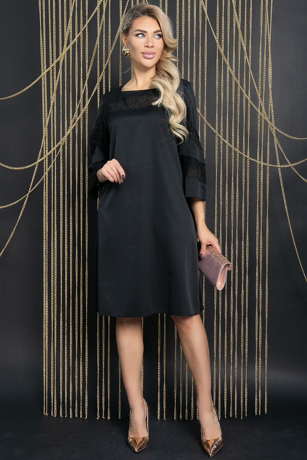 Платье Роскошный выход (черное) П11667 LT Collection