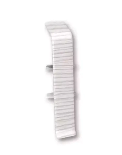 Соединение Плинтуса Deconica Д55, ясень бьянко 255, (1шт)