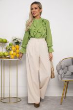 Брюки льняные Мэрлин (бежевые) Б15428-7М LT Collection