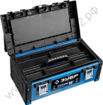 ЗУБР СПУТНИК-18, 460 х 230 х 200 мм, (18″), металлический ящик для инструментов, Профессионал (38153-18)