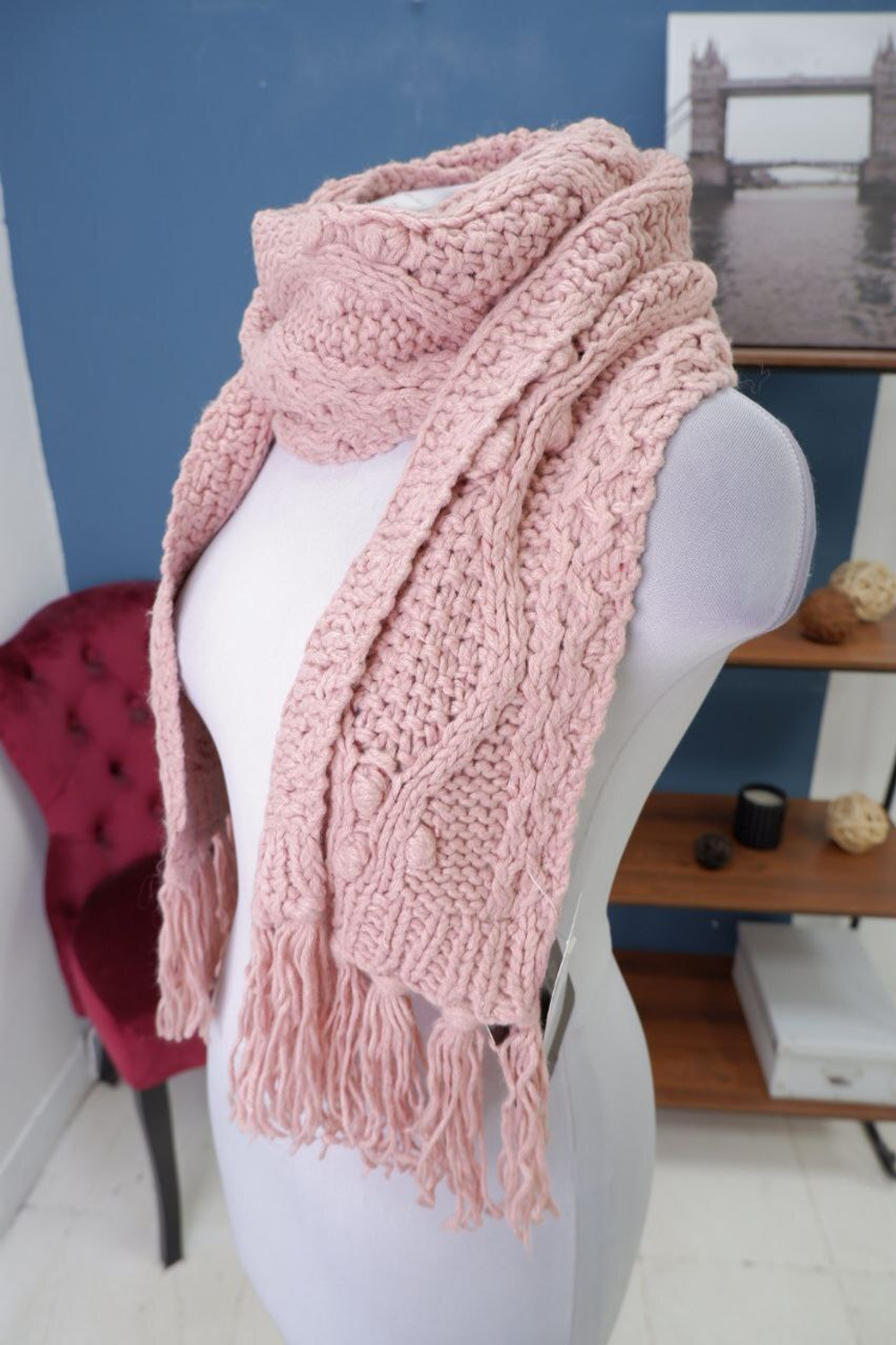 Шарф Fornarina пудрового цвета, новый