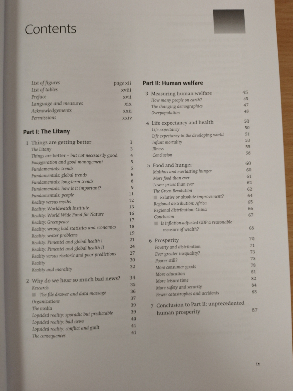 The Skeptical Environmentalist: Measuring the Real State of the World