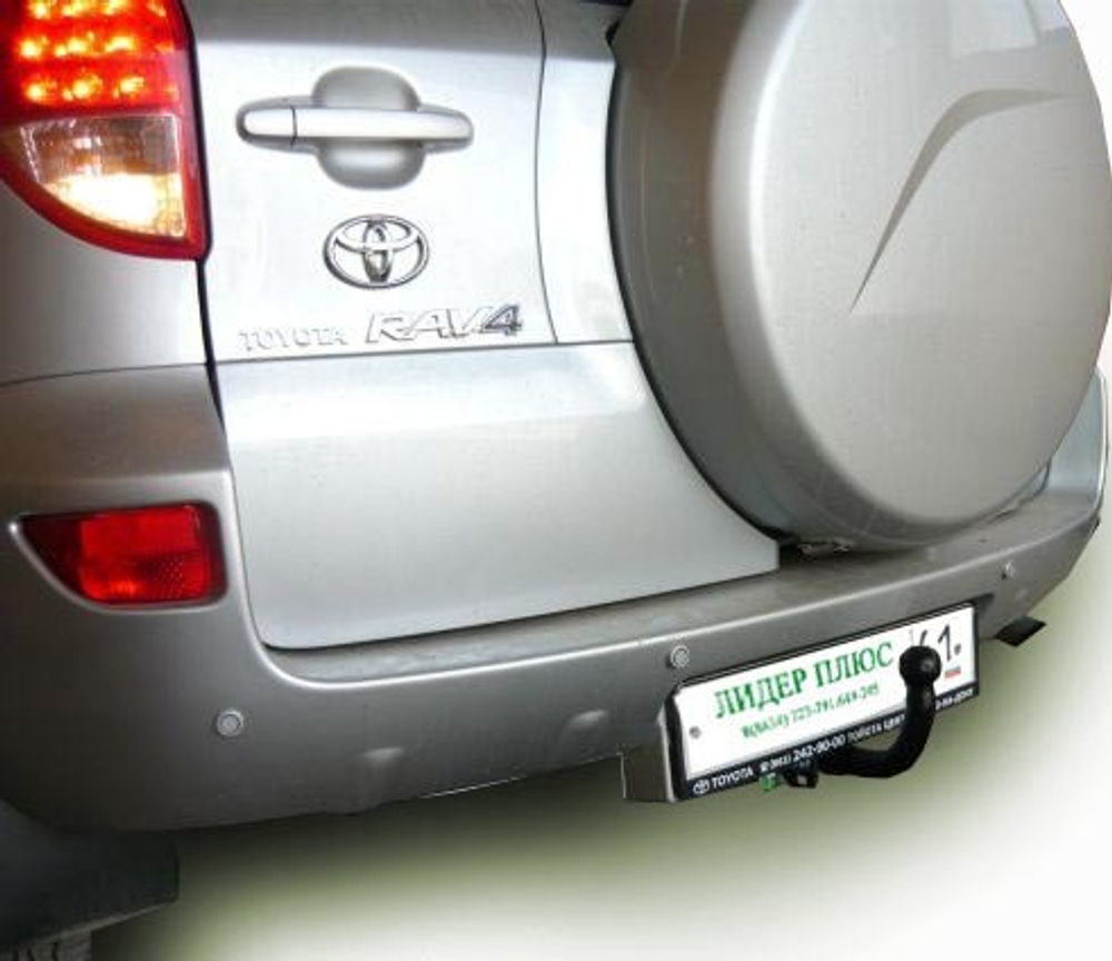 Фаркоп(прицепное) Лидер-Плюс для TOYOTA RAV 4 (A2,XA3) 2005-2012 (кроме Long)(паспорт и сертификат в комплекте)(без электрики)T107-A