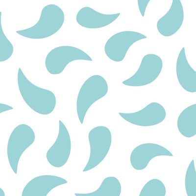 крупные голубые капли на белом фоне