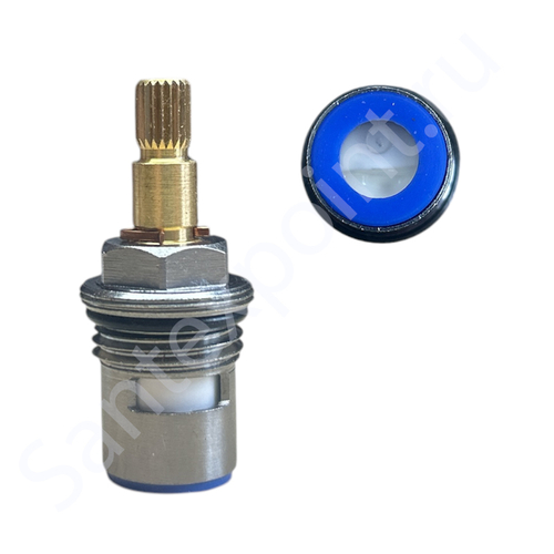 Кран-букса с углом поворота 180 градусов, 20 шлицов G52-4