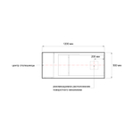 Угловой поворотный стол ДОМУС СТР08 белый/красный (левый), 135х50 см