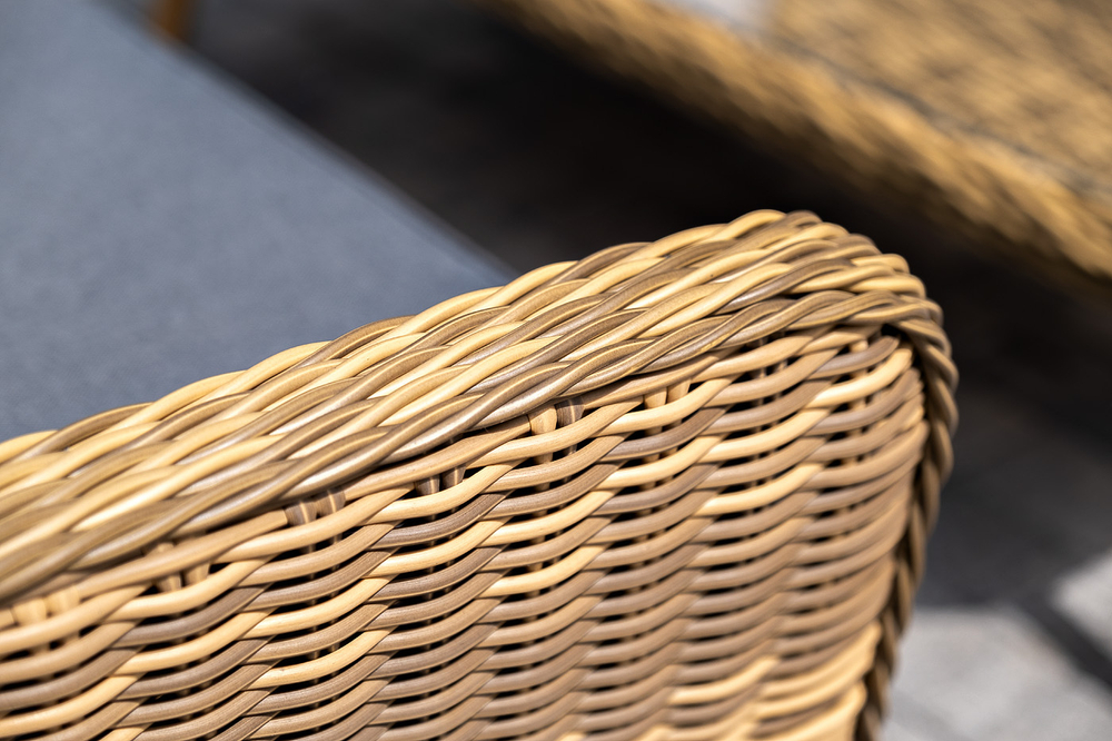 "Прованс" лаунж-зона плетеная из искусственного ротанга, цвет соломенный