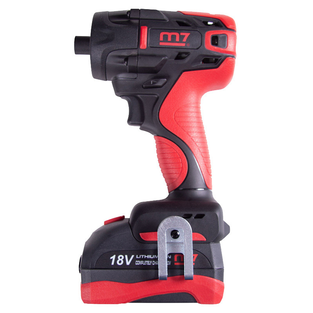 MIGHTY SEVEN (DS-201A) Аккумуляторный шуруповерт 18 В, 4 предмета, кейс