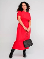 Платье длинное легкое на резинке