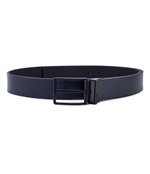 Кожаный двухсторонний ремень HUGO - черный(50522616)