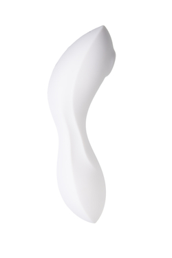 Вакуумный стимулятор клитора Satisfyer Curvy Trinity 5+, белый
