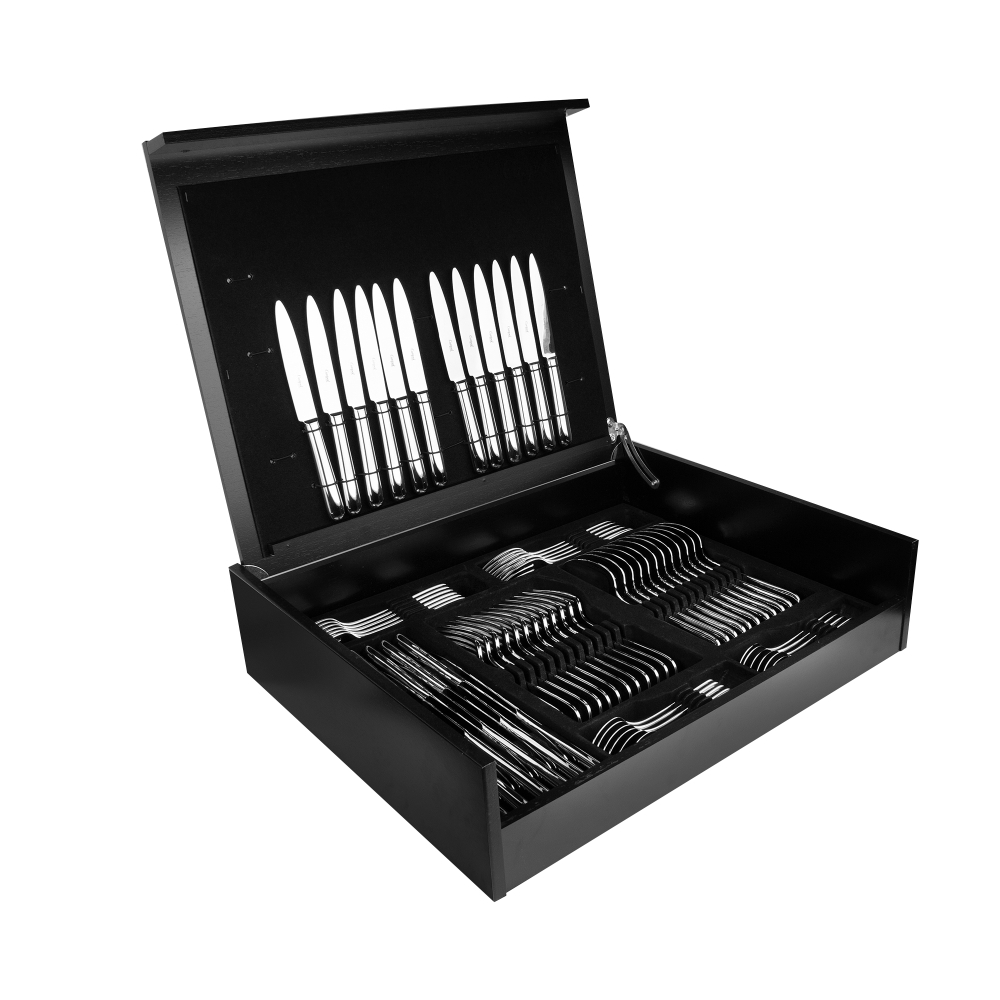 Набор столовых приборов на 12 персон 72 предмета Cutipol Atlantico Bright