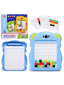 Доска магнитная в виде зверушки цвет голубой (761-10-1)