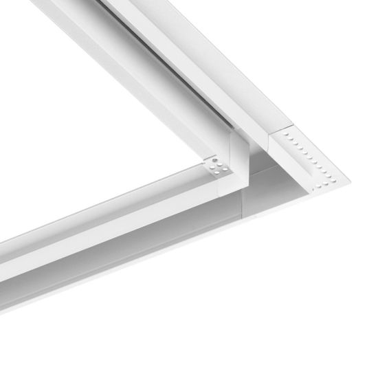 135281 SHINO NT24 174 белый Соединитель «L» токопроводящий для шинопровода в ГКЛ (для арт.135198; 135200) IP20 48V SMAL