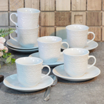 Кофейный набор 12 предметов 140мл "Meander"