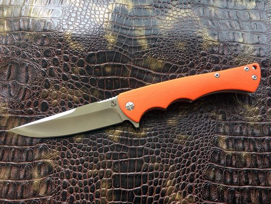 Складной нож Steelclaw Рыжая лиса JER03 c клинком из стали D2, рукоять G10