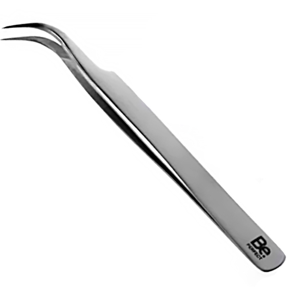 Пинцет "SILVER Изогнутый" BePerfect