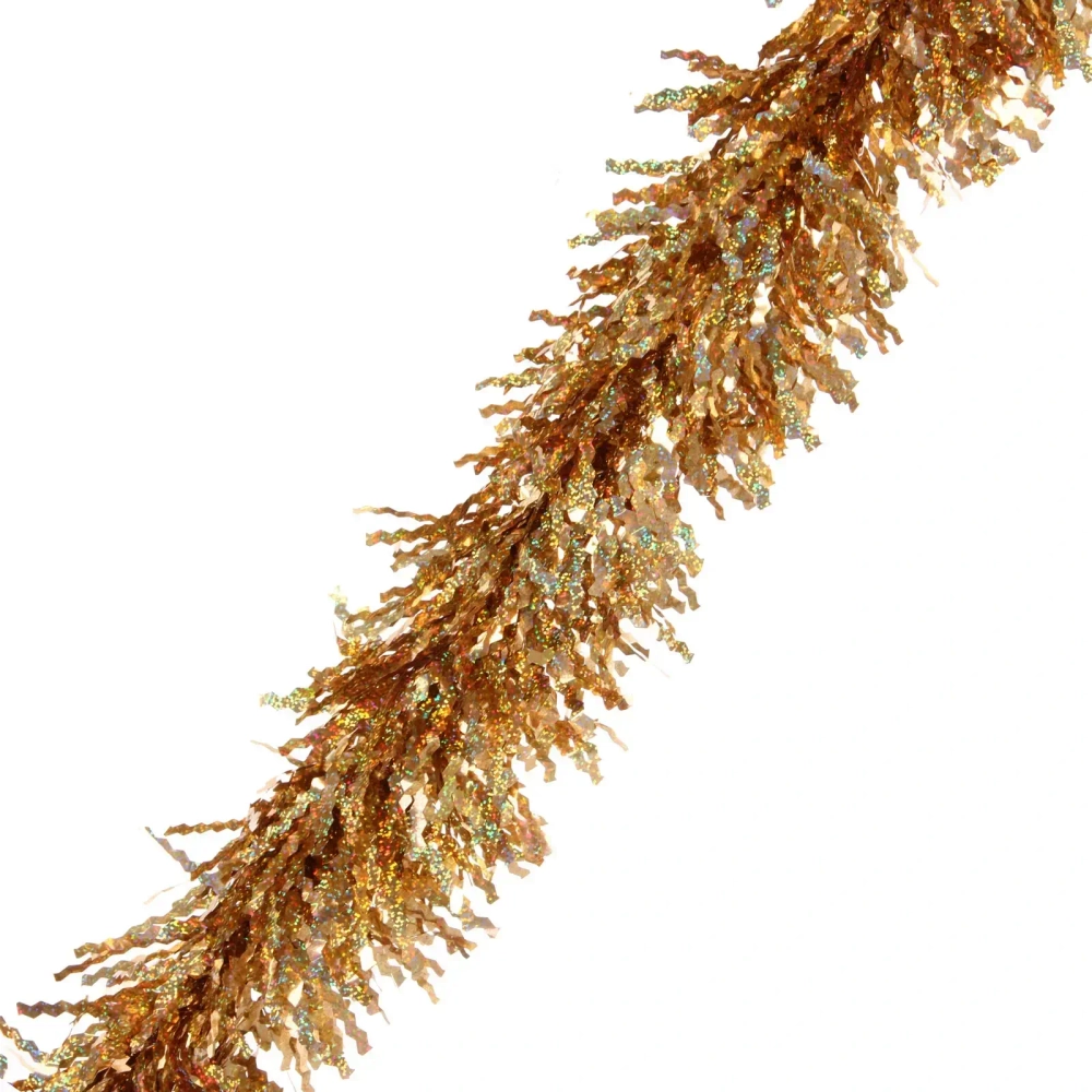 Мишура 2м 15см «Голограмма волна», Шампань