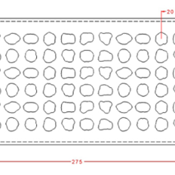 248 | Форма &quot;Янтарь&quot; (275*135 мм)