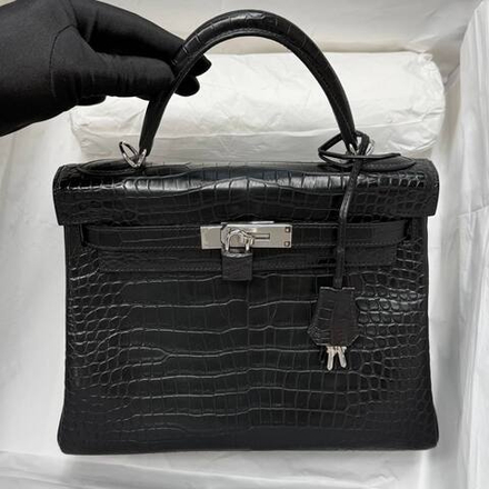 Сумка Hermes из кожи крокодила