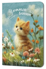 Блокнот 120х165мм. 32л. "Уютный. Кот" (Контэнт)
