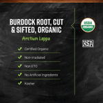 Frontier Co-op, органический корень лопуха, нарезанный и просеянный, 453 г (16 унций)