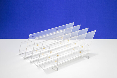 Подставка для тетрадей, журналов, блистерных упаковок 4-х секционная