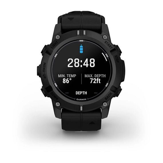 Умные часы Garmin Descent G2 Black with Black Band (010-02986-00)