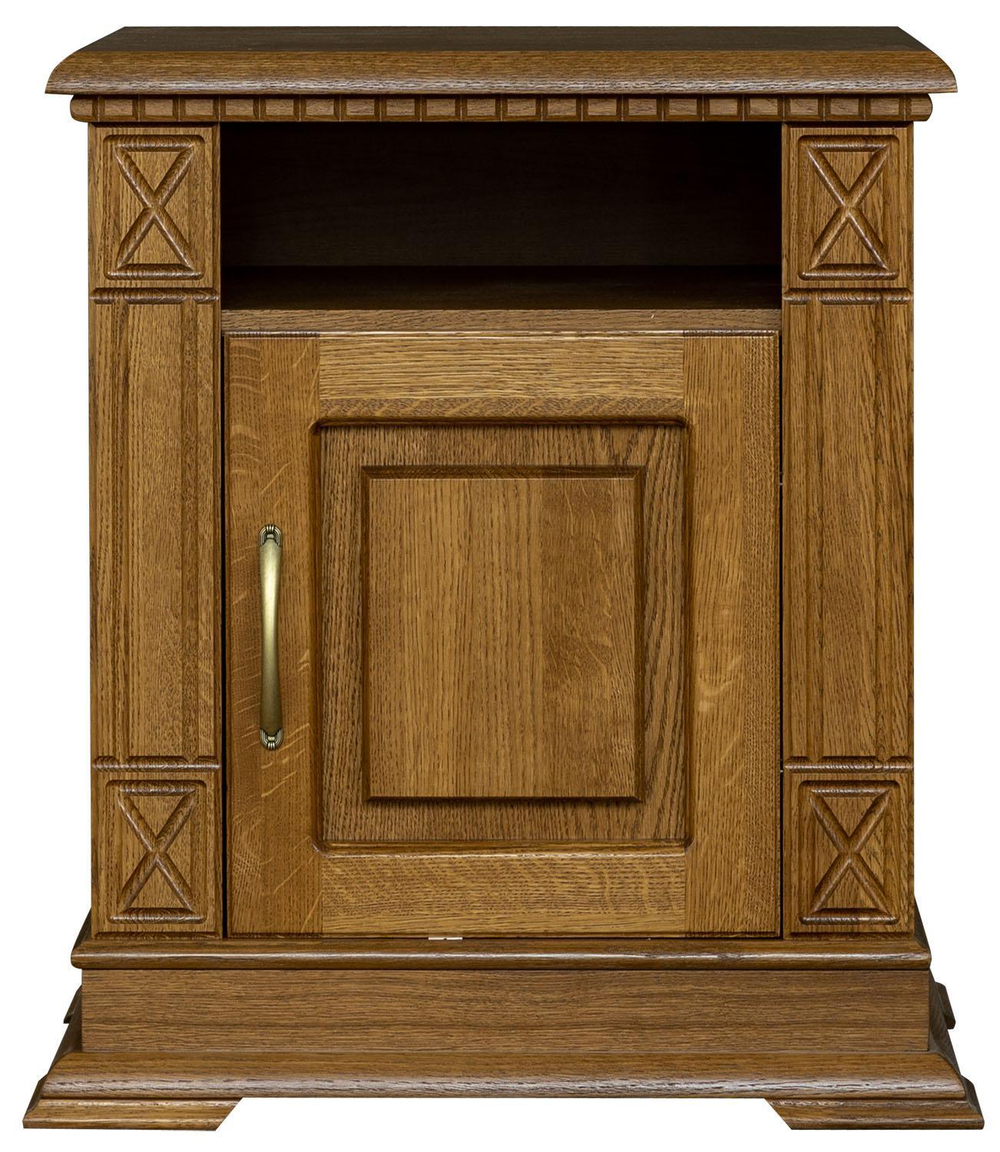 Тумба прикроватная "Верди Классик" П3.0487.1.03 (Дуб рустикаль, Массив)