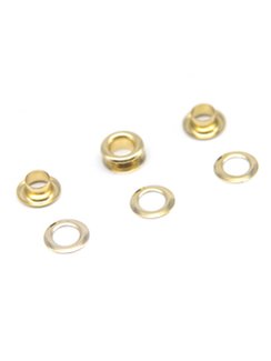 Люверсы 4 мм, золото