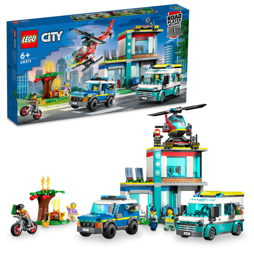 Конструктор LEGO City 60371 Штаб аварийных транспортных средств