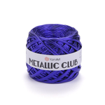 Пряжа Metallic Club, 180г, 55м, 100%полиэстер (цена за 1 шт)