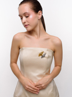 Брошь "Rissoa" Silver