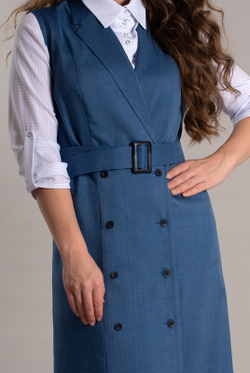 Сарафан женский 4391ЛП, джинс #488Дж084391ЛП