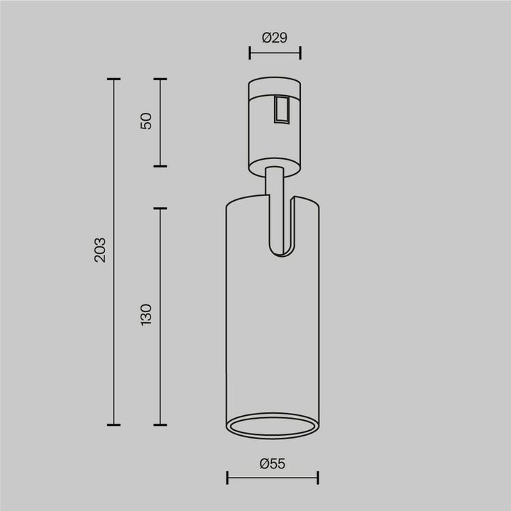Трековый светильник Maytoni Technical Focus Led TR144-1-12W3K-W-B