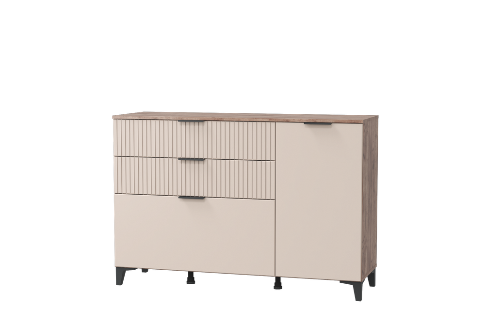 Комод "Тоскана" с 1 дверцей и 3 ящиками (Гостиная)