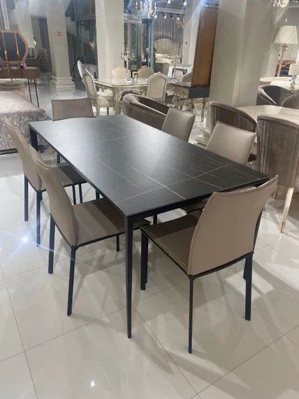 Стол Halden 180х90 см черная керамика