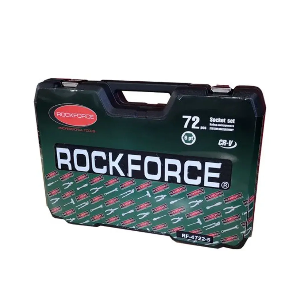 Набор инструментов 72пр. 1/4''1/2''(6-гран.) (4-32мм) RockForce##Rock FORCE RF-4722-5