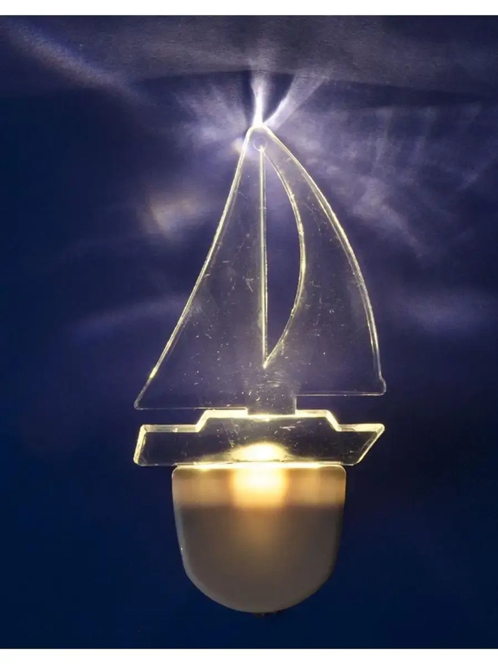 Ночник светодиодный Кораблик Uniel led dtl-315 Белый