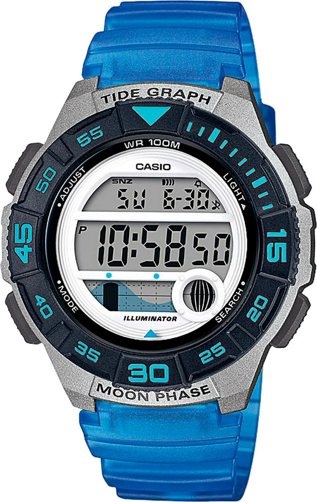 Японские наручные часы Casio Collection LWS-1100H-2AVEF с хронографом
