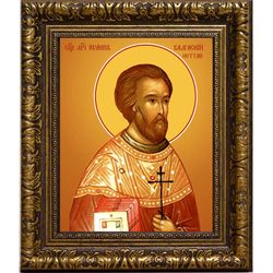 Иоанн Петтай, священномученик, пресвитер. Икона на холсте.