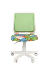 Кресло Chairman Kids 112 Россия ткань котики/TW-А 31 белый пластик
