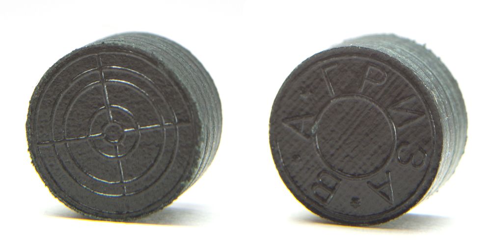 Наклейка для кия "Гриза 3" (MH) черная 13.5 мм