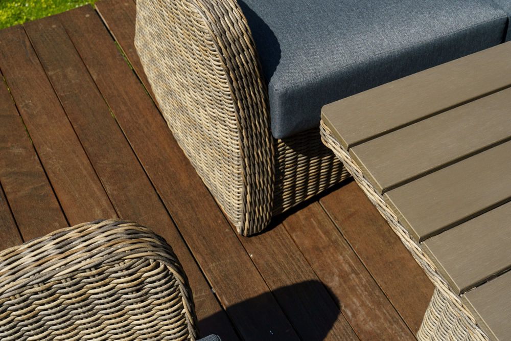 Набор мебели ВЕНЕЦИЯ из искусственного ротанга (цвет: коричневый/серый)