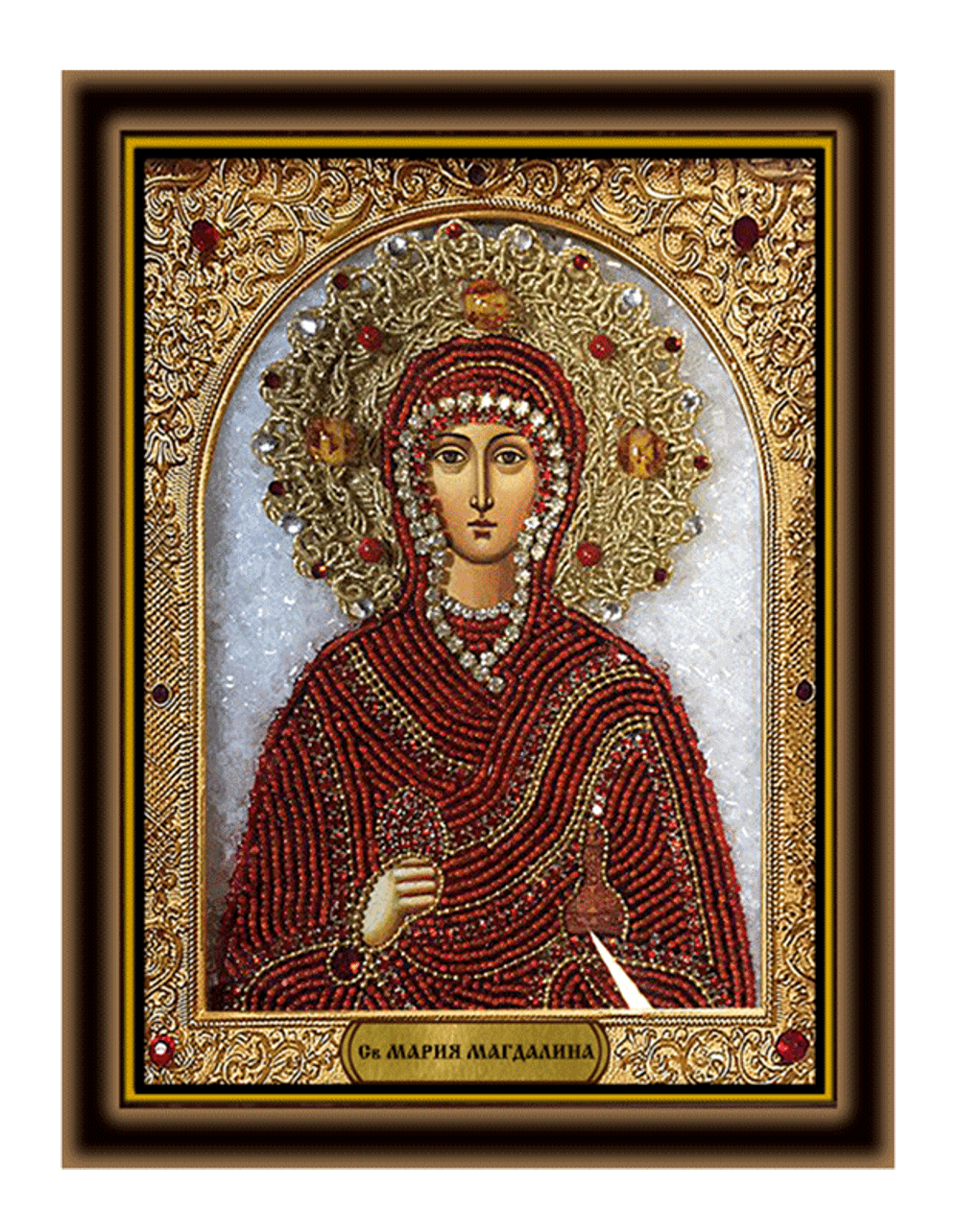 Святая равноапостольная Мария Магдалина, в киоте