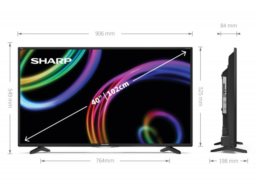 LED телевизор Full HD Sharp 40CI1EA