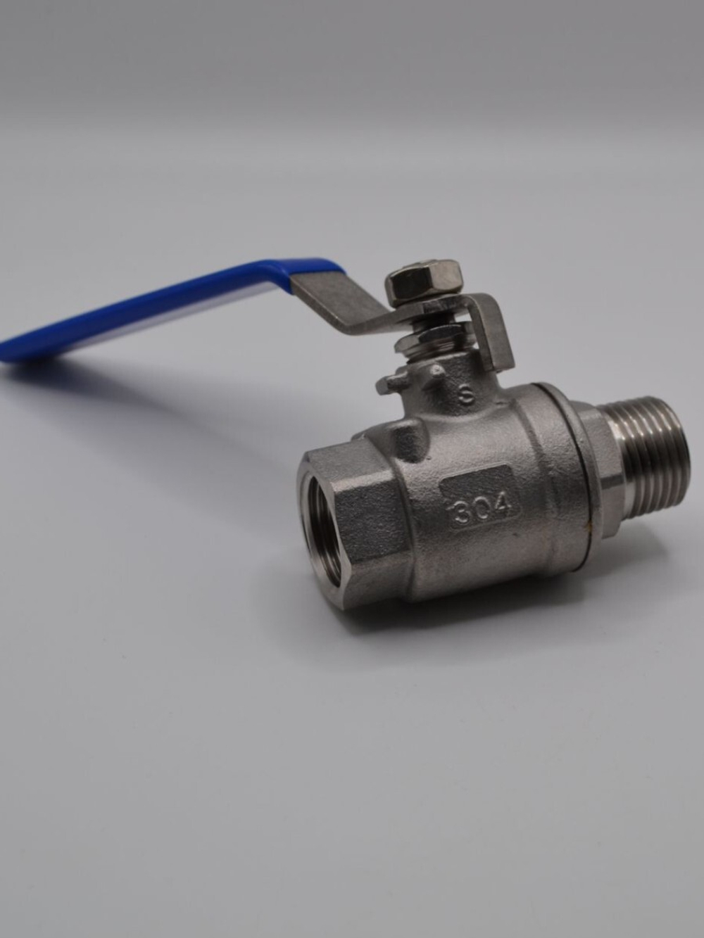 Кран шаровый 1/2" из нержавейки НВ с ручкой GK-YUDIS
